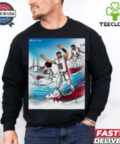 Official Poster Atlanta Falcons We Swag When We Surf Painting t shirt