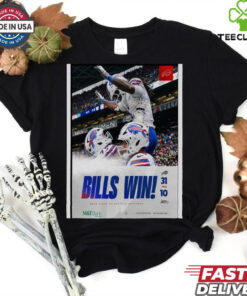 Official Poster Bills Win Week Eight At Seattle Seahawks 2024 t shirt