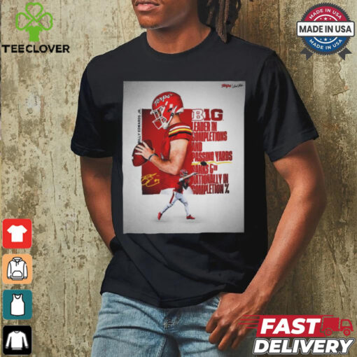 Official Poster Billy Edwards Jr. Maryland Terrapins Big Leader In Completion And Passing Yards Rank 5th Nationally In Completion t shirt