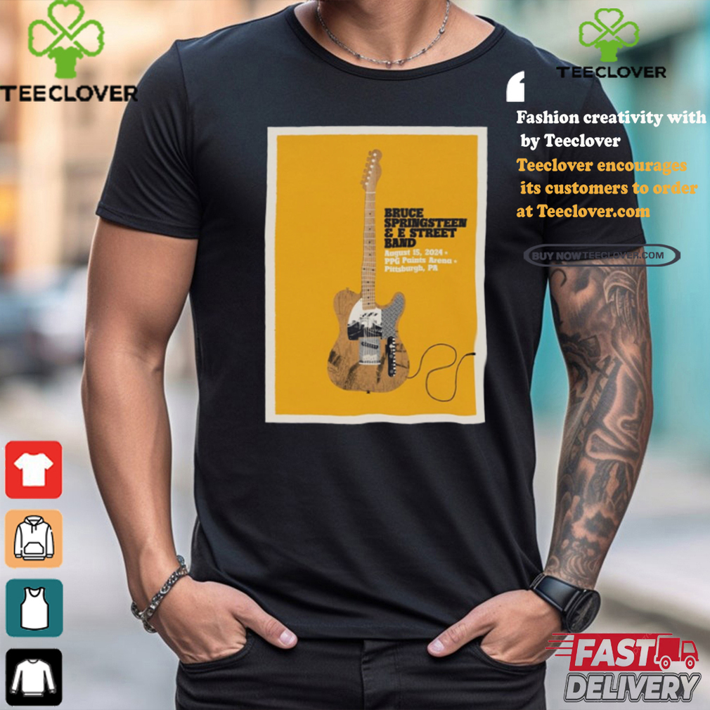 Official Poster Bruce Springsteen And E Street Band Aug 15 2024 PPG Paints Arena in Pittsburgh PA t shirt Official Poster Bruce Springsteen And E Street Band Aug 15 2024 PPG Paints Arena in Pittsburgh PA t shirt