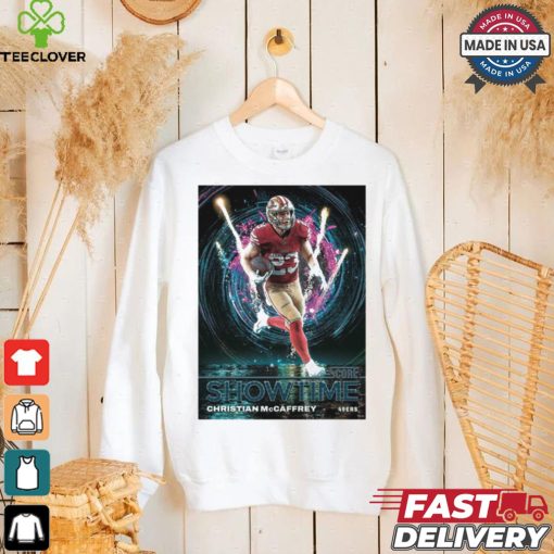 Official Poster Core Showtime Christian Mccaffrey San Francisco 49ers NFL t shirt