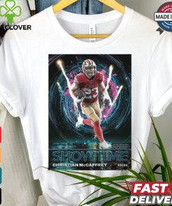 Official Poster Core Showtime Christian Mccaffrey San Francisco 49ers NFL t shirt
