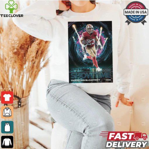 Official Poster Core Showtime Christian Mccaffrey San Francisco 49ers NFL t shirt