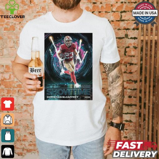 Official Poster Core Showtime Christian Mccaffrey San Francisco 49ers NFL t shirt