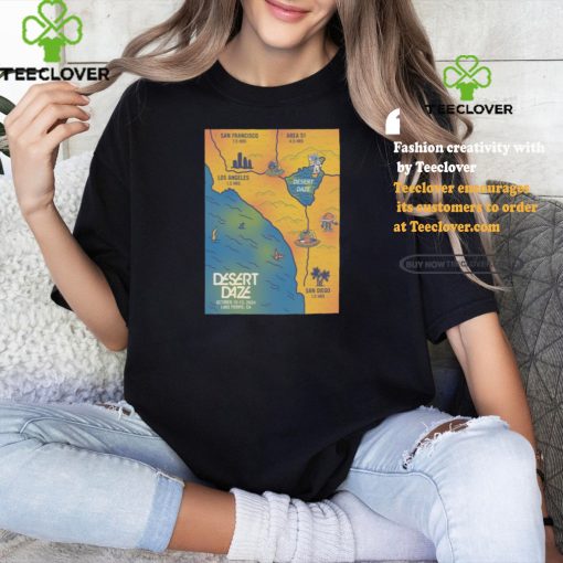 Official Poster Desert Daze Oct 10 13 2024 Lake Perris State Recreation Area Lake Perris CA t shirt