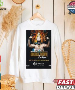 Official Poster Double Down Sept 27 28th 2024 Bert Kreischer Resorts World In Vegas t shirt