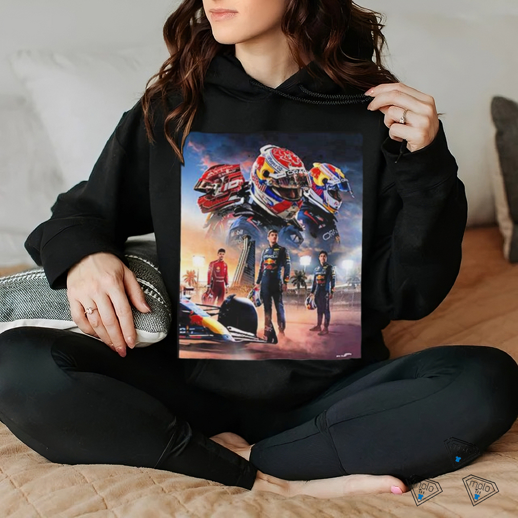 Official Poster For Max Verstappen Sergio Perez And Charles Leclerc Saudi Arabian GP Shirt Official Poster For Max Verstappen Sergio Perez And Charles Leclerc Saudi Arabian GP Shirt