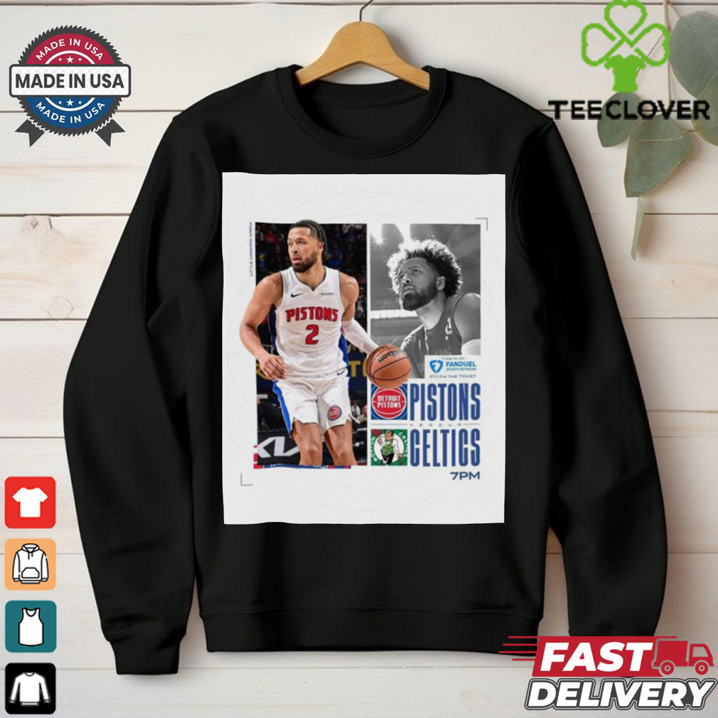 Official Poster Game day in the 313 Detroit Pistons Versus Boston Celtics Little Caesars Arena t shirt Official Poster Game day in the 313 Detroit Pistons Versus Boston Celtics Little Caesars Arena t shirt