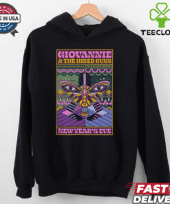 Official Poster Giovannie And The Hired Guns NYE Show December 31 2024 Tulips FTW in Fort Worth TX Tour t shirt