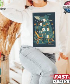 Official Poster Goose Sep 3 2024 MGM Music Hall At Fenway in Boston MA t shirt