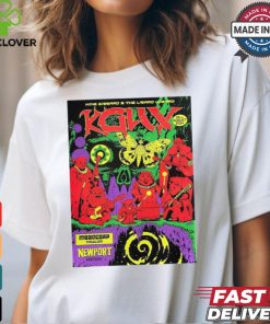 Official Poster King Gizzard And The Lizard Wizard August 25 2024 MegaCorp Pavilion In Newport KY t shirt