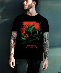 Official Poster Metallica Finlandia M72 World Tour At Olympic Stadium In Helsinki On June 7th And 9th 2024 Art By Kenta Taylor Unisex T Shirt