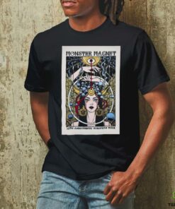 Official Poster Monster Magnet 35th Anniversary European 2024 Tour t shirt