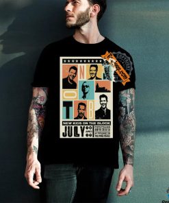 Official Poster New Kid On The Block July 16 17 2024 FirstBank Amphitheater Franklin TN t shirt