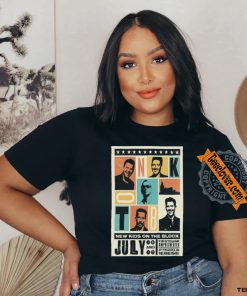 Official Poster New Kid On The Block July 16 17 2024 FirstBank Amphitheater Franklin TN t shirt