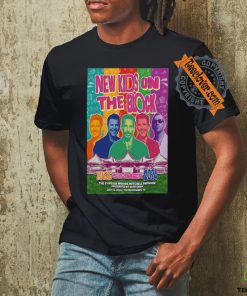 Official Poster New Kids On The Block Tour In Woodlands TX On July 13 2024 t shirt