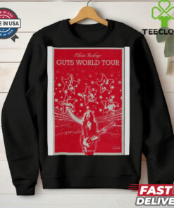 Official Poster Olivia Rodrigo Oct 29 2024 Guts World Tour t shirt 1 Official Poster Olivia Rodrigo Oct 29 2024 Guts World Tour t shirt