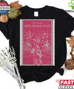 Official Poster Olivia Rodrigo October 29 2024 Guts World Tour t shirt