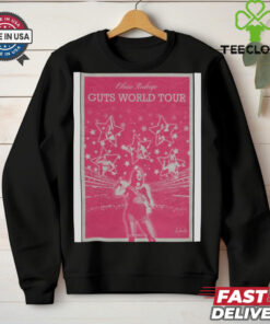 Official Poster Olivia Rodrigo October 29 2024 Guts World Tour t shirt