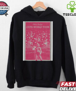 Official Poster Olivia Rodrigo October 29 2024 Guts World Tour t shirt