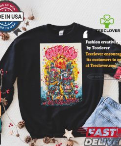 Official Poster Phish Aug 15 18 2024 The Woodlands in Dover DE t shirt