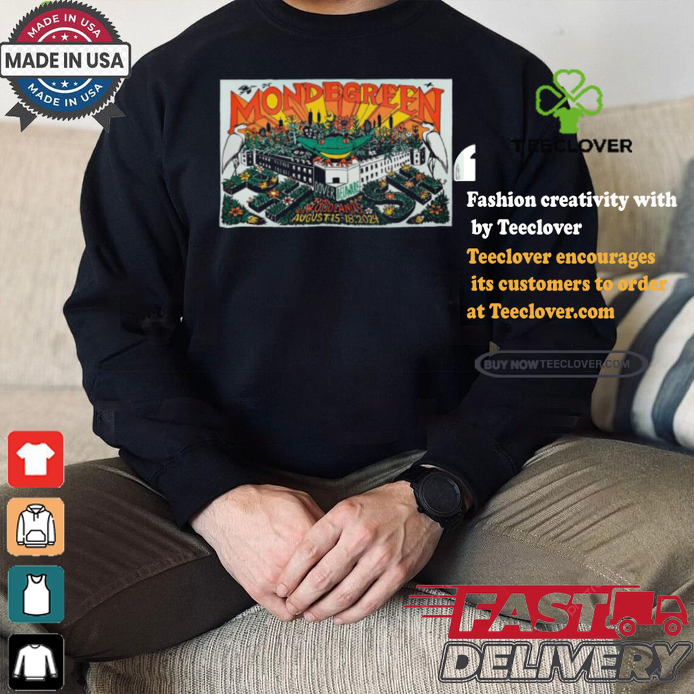 Official Poster Phish Mondegreen Aug 15 18 2024 The Woodlands t shirt Official Poster Phish Mondegreen Aug 15 18 2024 The Woodlands t shirt