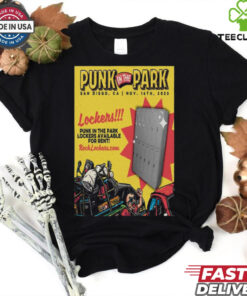 Official Poster Punk In The Park San Diego CA Nov 16 2025 t shirt