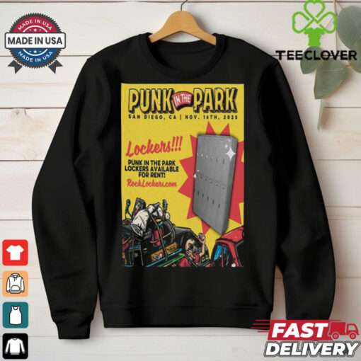 Official Poster Punk In The Park San Diego CA Nov 16 2025 t shirt