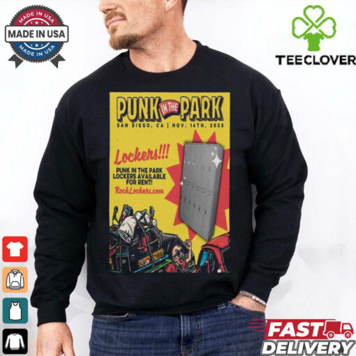 Official Poster Punk In The Park San Diego CA Nov 16 2025 t shirt