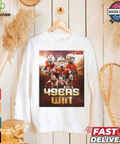 Official Poster San Francisco 49ers Monday night Win to start the season NFL 2024 t shirt