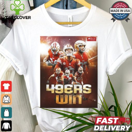 Official Poster San Francisco 49ers Monday night Win to start the season NFL 2024 t shirt