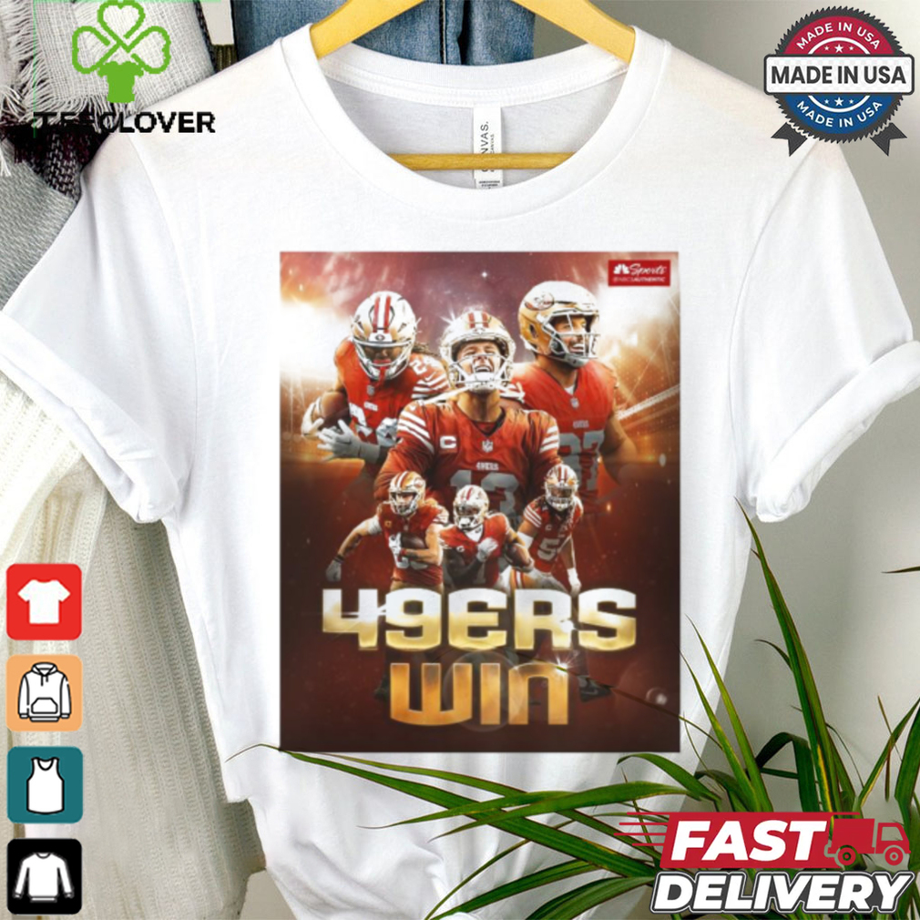 Official Poster San Francisco 49ers Monday night Win to start the season NFL 2024 t shirt Official Poster San Francisco 49ers Monday night Win to start the season NFL 2024 t shirt