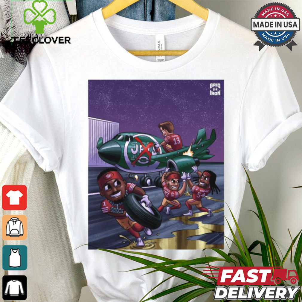 Official Poster San Francisco 49ers dismantle the New York Jets NFL 2024 t shirt Official Poster San Francisco 49ers dismantle the New York Jets NFL 2024 t shirt