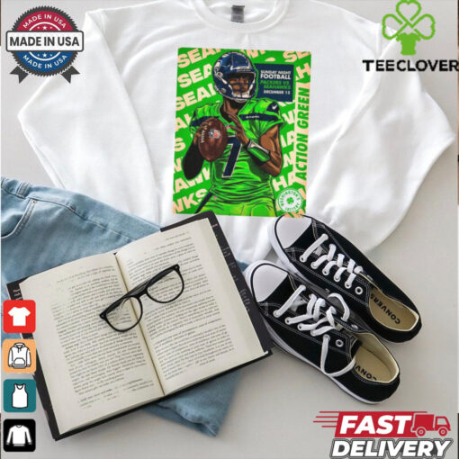 Official Poster Seattle Seahawks Vs Green Bay Packers Sunday Night Football December 15 2024 Washington’s Lottery t shirt