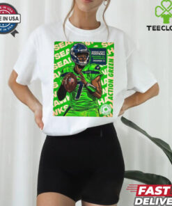 Official Poster Seattle Seahawks Vs Green Bay Packers Sunday Night Football December 15 2024 Washington’s Lottery t shirt