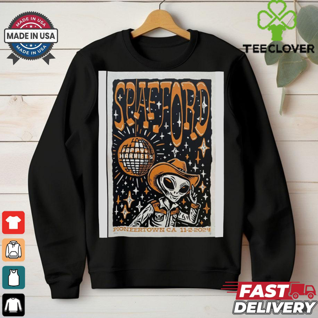 Official Poster Spafford Pappy And Harriet’s Pioneertown Palace Pioneertown, CA Nov 2 2024 Tour t shirt Official Poster Spafford Pappy And Harriet’s Pioneertown Palace Pioneertown, CA Nov 2 2024 Tour t shirt