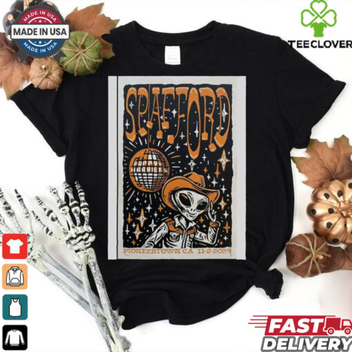 Official Poster Spafford Pappy And Harriet’s Pioneertown Palace Pioneertown, CA Nov 2 2024 Tour t shirt