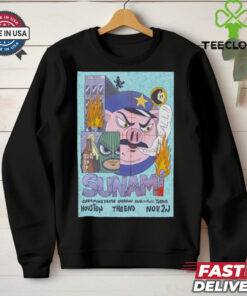 Official Poster Sunami At The End In Houston, TX On Nov 2 2024 t shirt