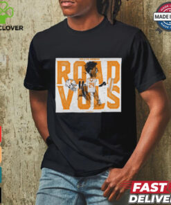 Official Poster Tennessee Vols Vs Oklahoma Sooners Road Vols Chad Fields t shirt
