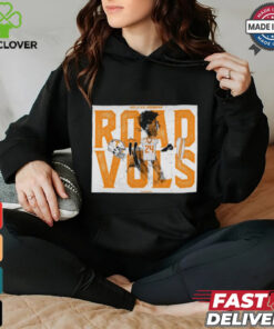 Official Poster Tennessee Vols Vs Oklahoma Sooners Road Vols Chad Fields t shirt