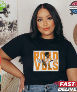 Official Poster Tennessee Vols Vs Oklahoma Sooners Road Vols Chad Fields t shirt