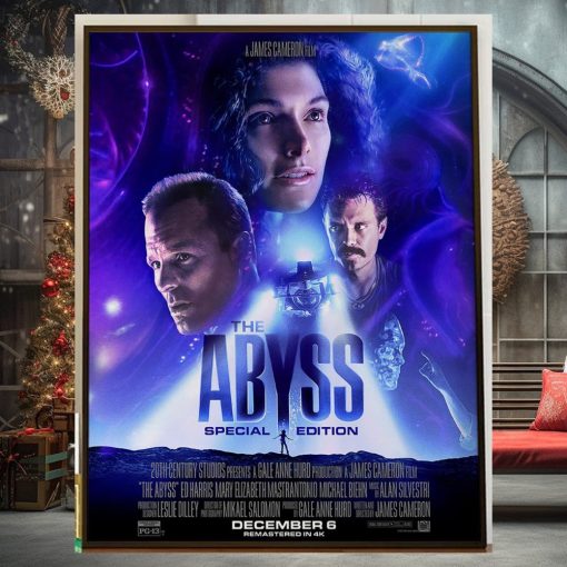 Official Poster The Abyss Special Edition Remastered In 4K Home Decor Poster Canvas