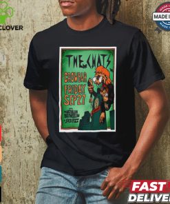 Official Poster The Chats Sep 27 2024 Crowbar Sydney Australia t shirt