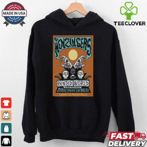 Official Poster The Menzingers November 29 2024 Theatre Of Living Arts In Philadelphia PA t shirt