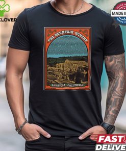 Official Poster The Mountain Winery Saratoga CA 2024 Concert Series t shirt