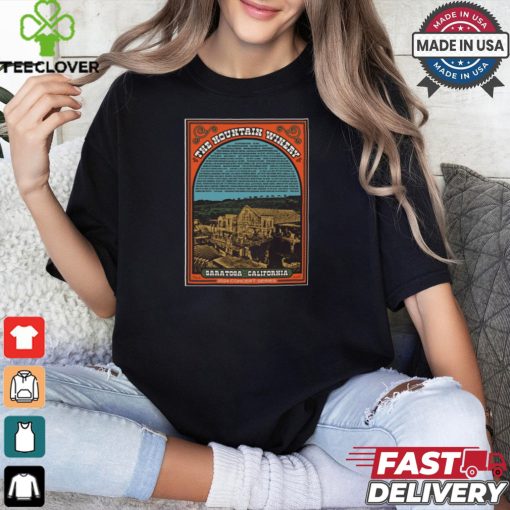 Official Poster The Mountain Winery Saratoga CA 2024 Concert Series t hoodie, sweater, longsleeve, shirt v-neck, t-shirt