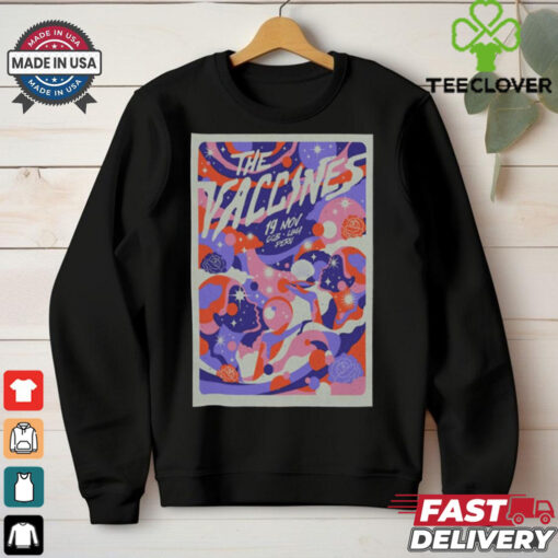 Official Poster The Vaccines At CCB In Lima Peru On Nov 19 2024 t shirt