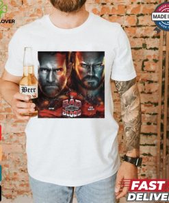 Official Poster WWE Bad Blood SummerSlam 2024 CM Punk vs Drew McIntyre t shirt