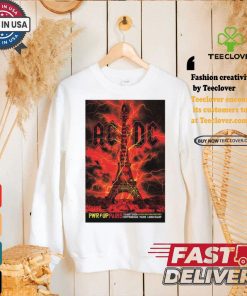 Official Poster ac Dc at hippodrome paris longchamp in paris france on august 13 2024 shirt 2 Official Poster ac Dc at hippodrome paris longchamp in paris france on august 13 2024 shirt
