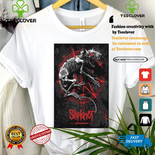 Official Poster slipknot august 12 2024 madison square garden new york ny shirt